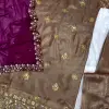 Antique Gold Tissue Set — Magenta