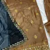 Antique Gold Tissue Set — Teal
