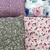 Garden Floral Cotton — Set of Four