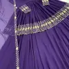 Violet Anarkali Maxi